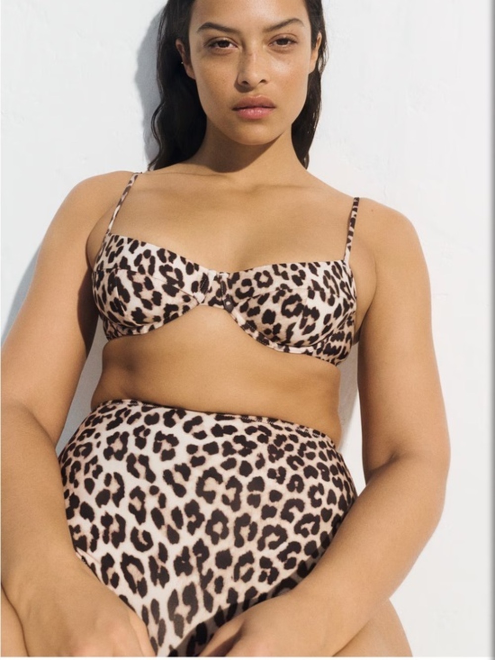 Leopard Print swim Bra